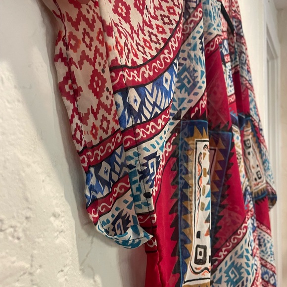 Tribal Native Bohemian Shrug Kimono Wrap - Picture 4 of 10